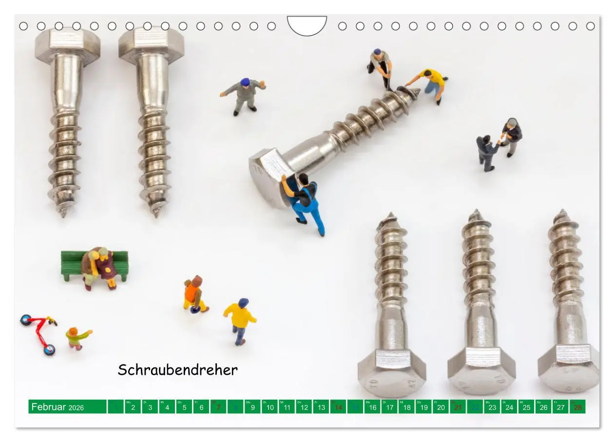 Bild: 9783457567401 | Korkenzieher ... und andere Mini-Welten (Wandkalender 2026 DIN A4...