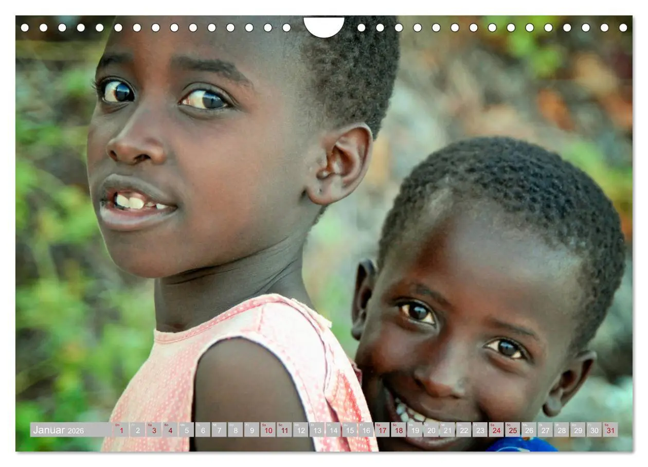 Bild: 9783457707401 | Kinderaugen aus Afrika (Wandkalender 2026 DIN A4 quer), CALVENDO...