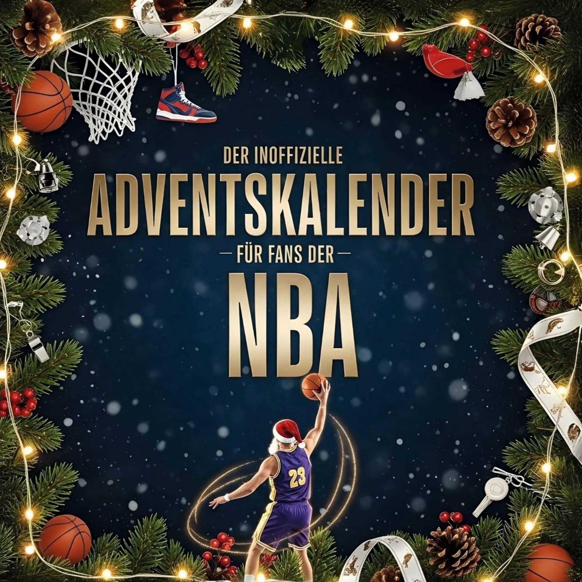 Cover: 9783695307401 | Der inoffizielle Adventskalender für Fans der NBA | Jonas Werner