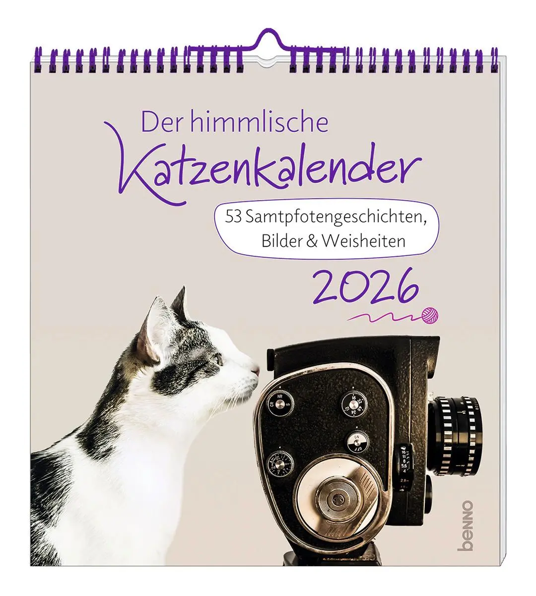 Cover: 9783746267401 | Der himmlische Katzenkalender 2026 | Heike Wendler | Kalender | 53 S.