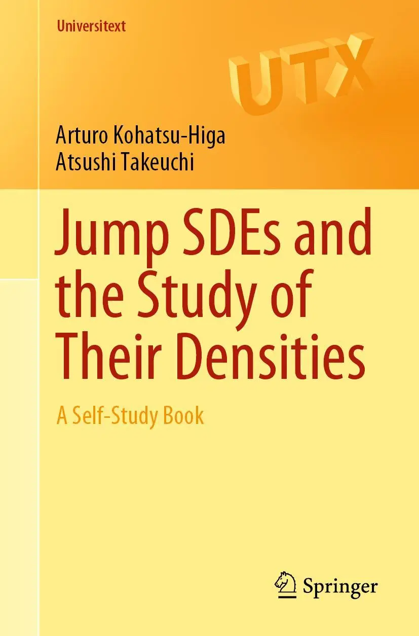 Cover: 9789813297401 | Jump SDEs and the Study of Their Densities | A Self-Study Book | Buch