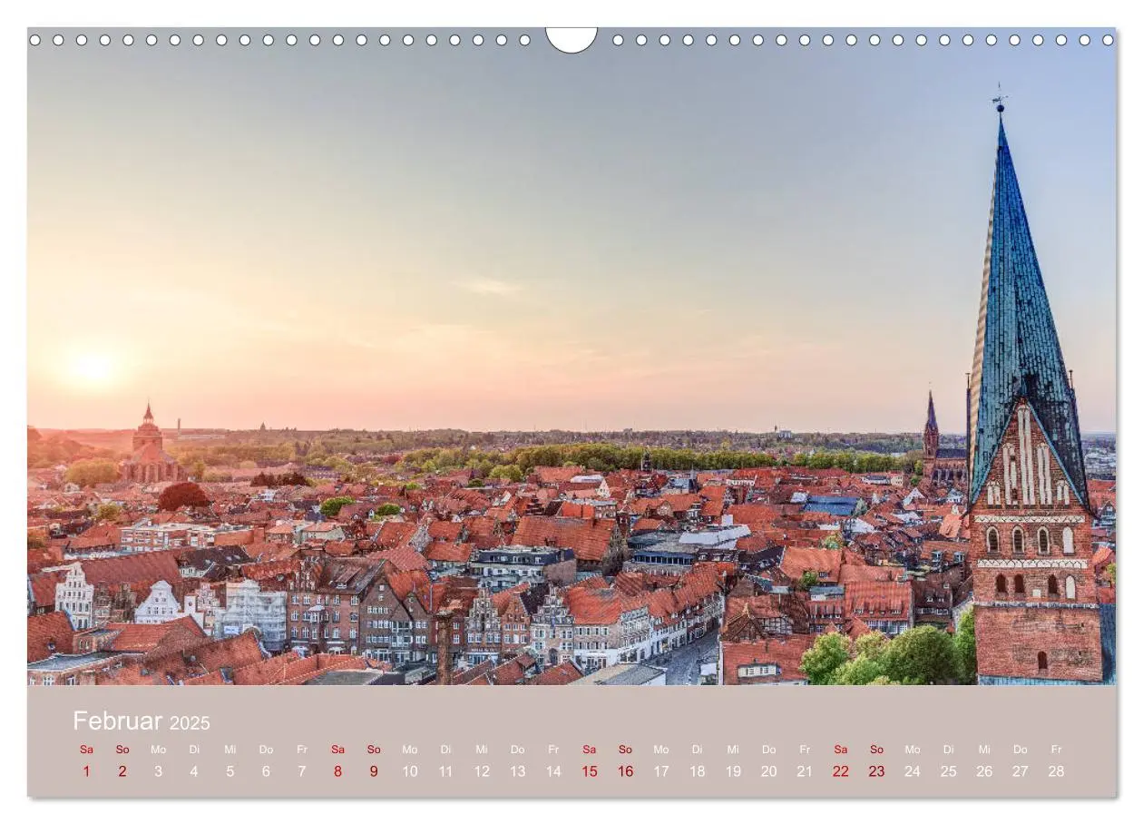 Bild: 9783435397501 | Fantastisches Lüneburg (Wandkalender 2025 DIN A3 quer), CALVENDO...