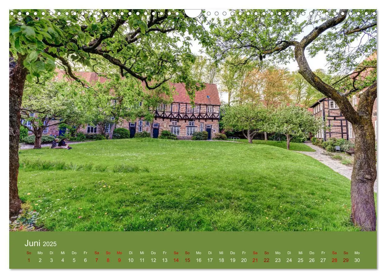 Bild: 9783435397501 | Fantastisches Lüneburg (Wandkalender 2025 DIN A3 quer), CALVENDO...