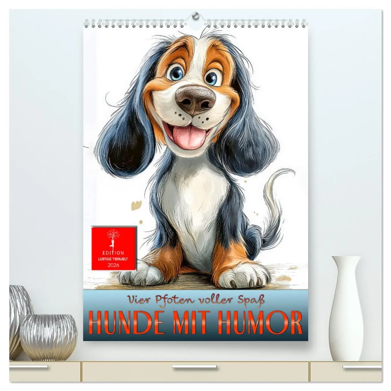 Cover: 9783457247501 | Hunde mit Humor (hochwertiger Premium Wandkalender 2026 DIN A2...