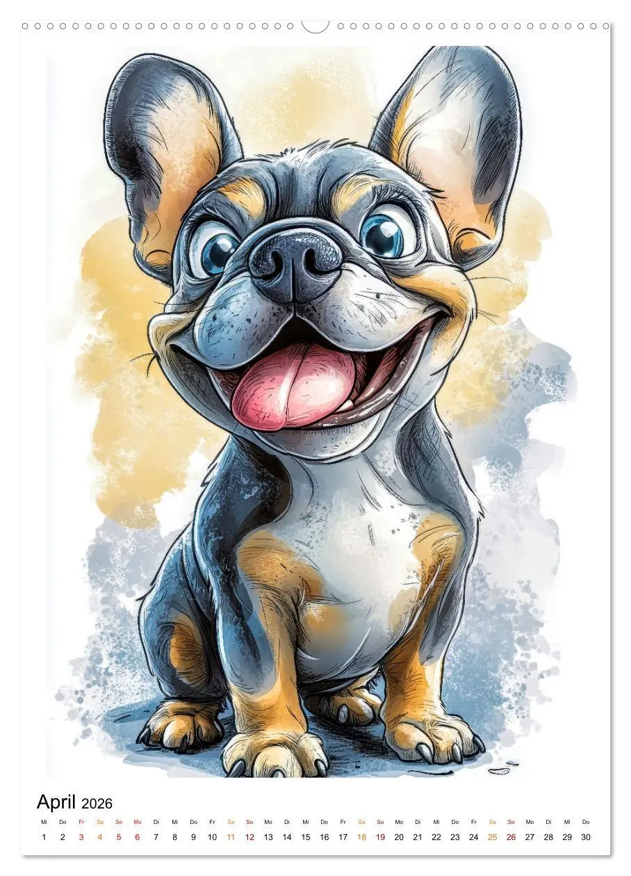 Bild: 9783457247501 | Hunde mit Humor (hochwertiger Premium Wandkalender 2026 DIN A2...