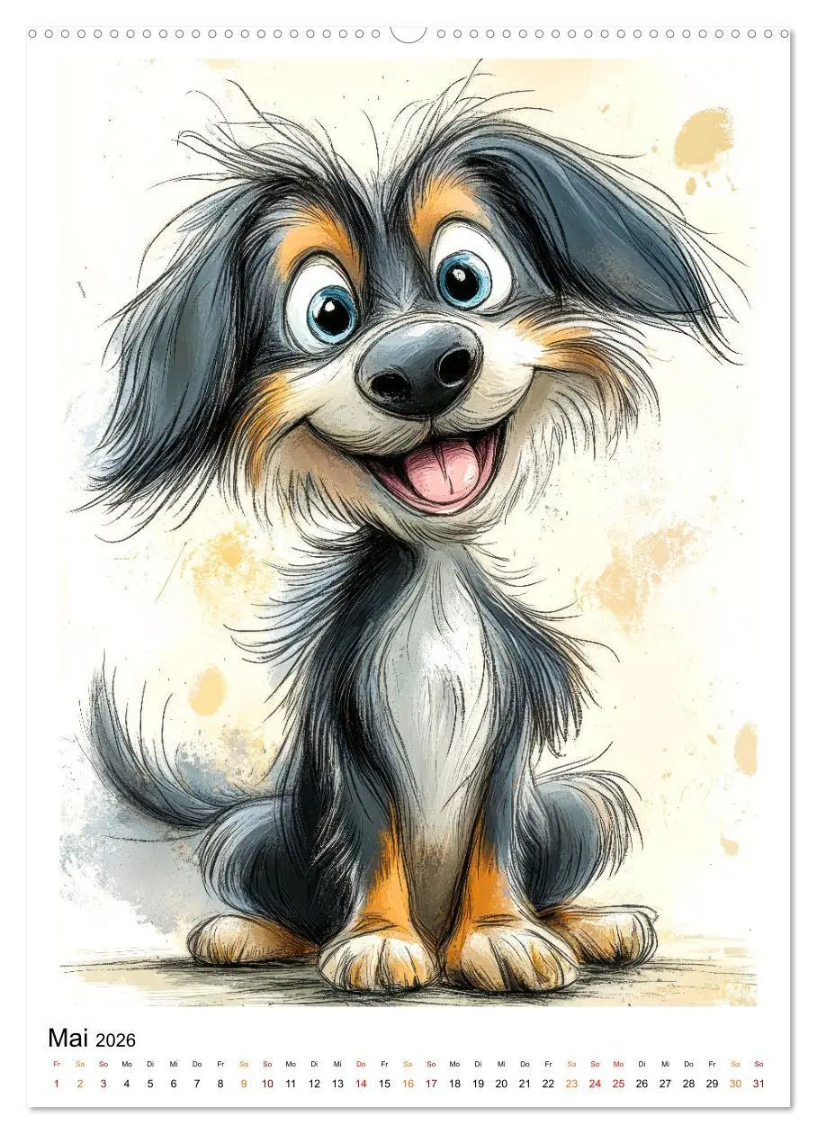 Bild: 9783457247501 | Hunde mit Humor (hochwertiger Premium Wandkalender 2026 DIN A2...