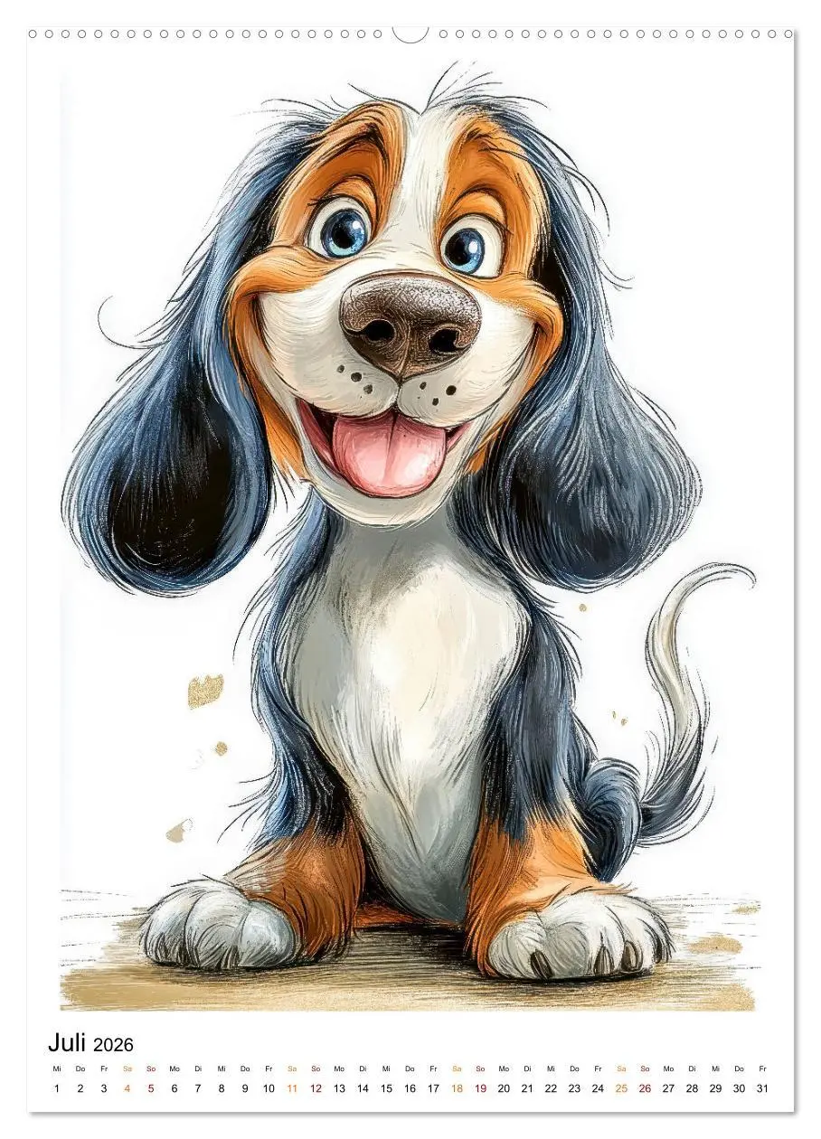 Bild: 9783457247501 | Hunde mit Humor (hochwertiger Premium Wandkalender 2026 DIN A2...
