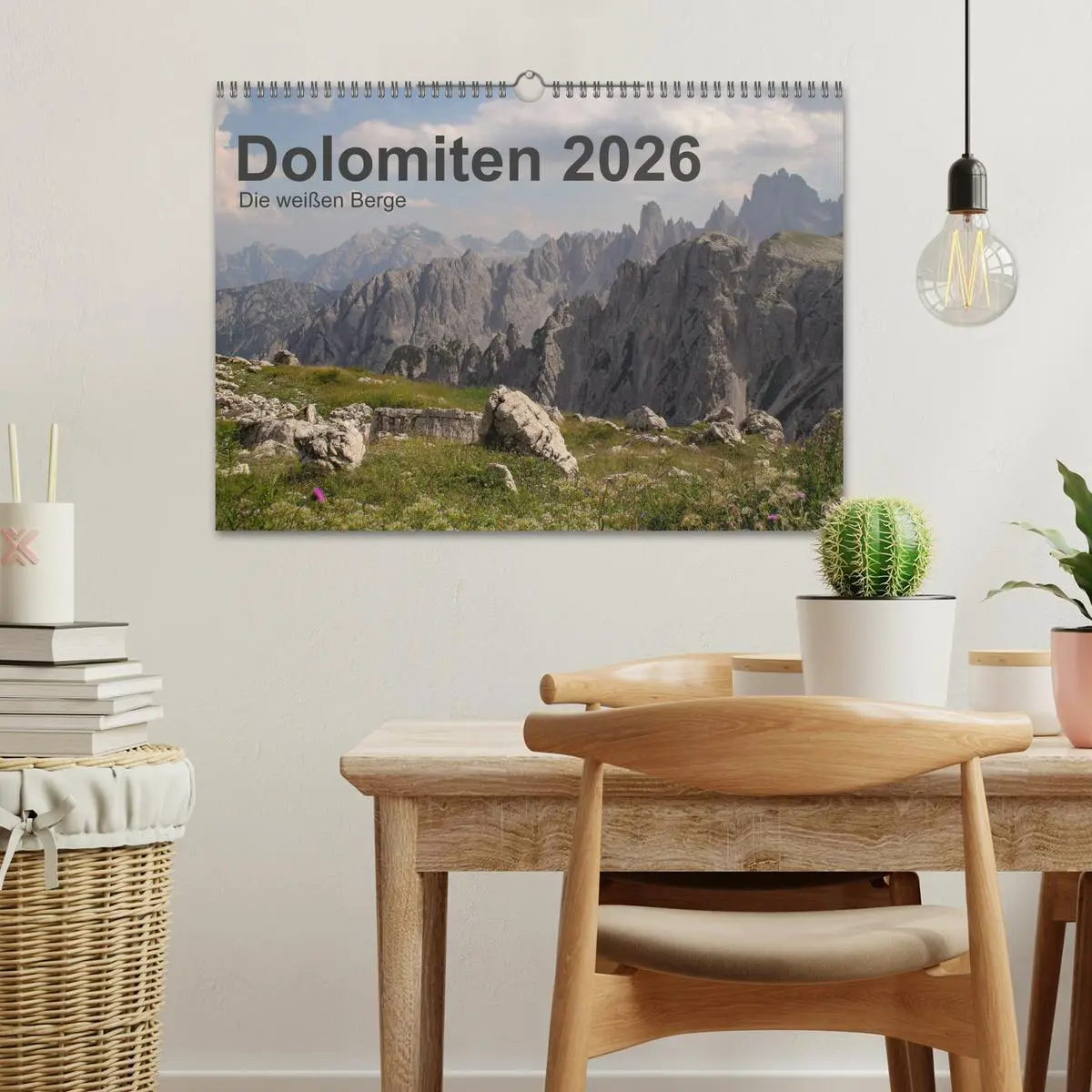 Bild: 9783457867501 | Dolomiten 2026 - Die weißen Berge (Wandkalender 2026 DIN A3 quer),...