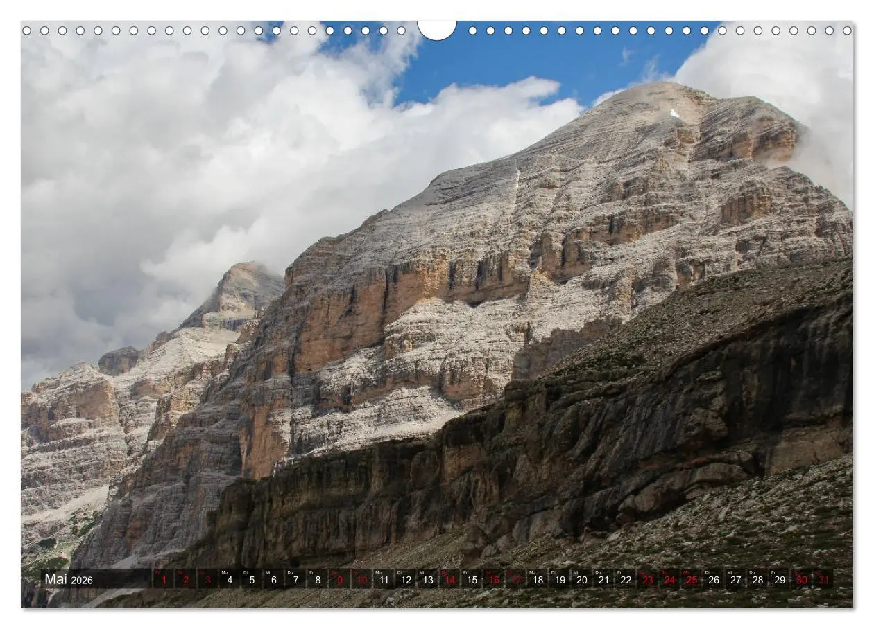 Bild: 9783457867501 | Dolomiten 2026 - Die weißen Berge (Wandkalender 2026 DIN A3 quer),...