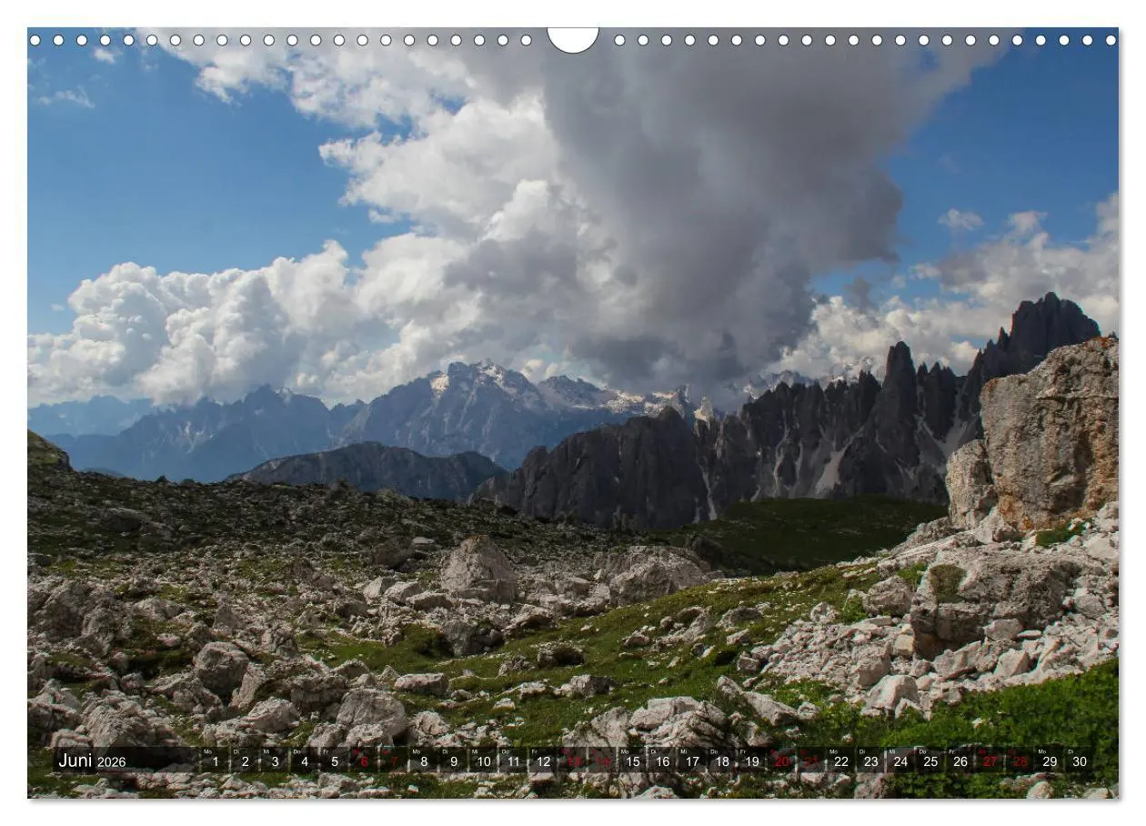Bild: 9783457867501 | Dolomiten 2026 - Die weißen Berge (Wandkalender 2026 DIN A3 quer),...