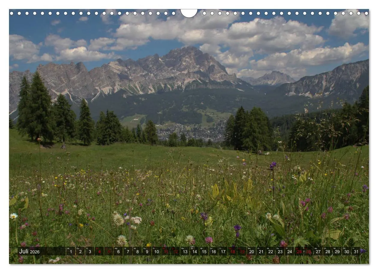 Bild: 9783457867501 | Dolomiten 2026 - Die weißen Berge (Wandkalender 2026 DIN A3 quer),...