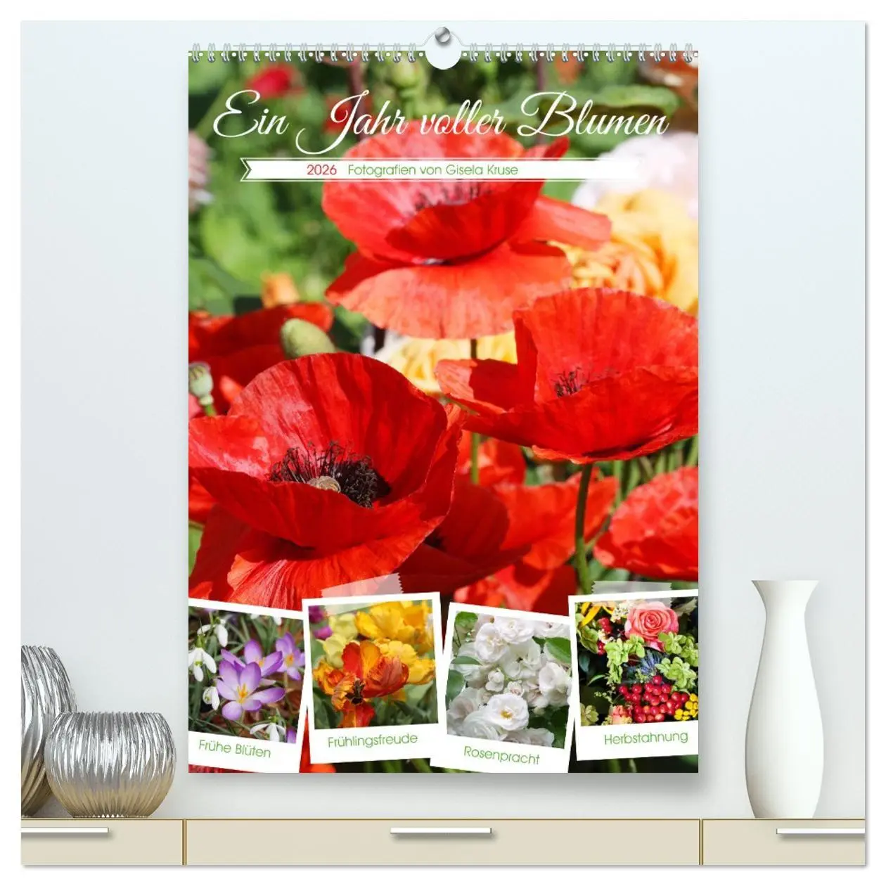 Cover: 9783516267501 | Ein Jahr voller Blumen (hochwertiger Premium Wandkalender 2026 DIN...