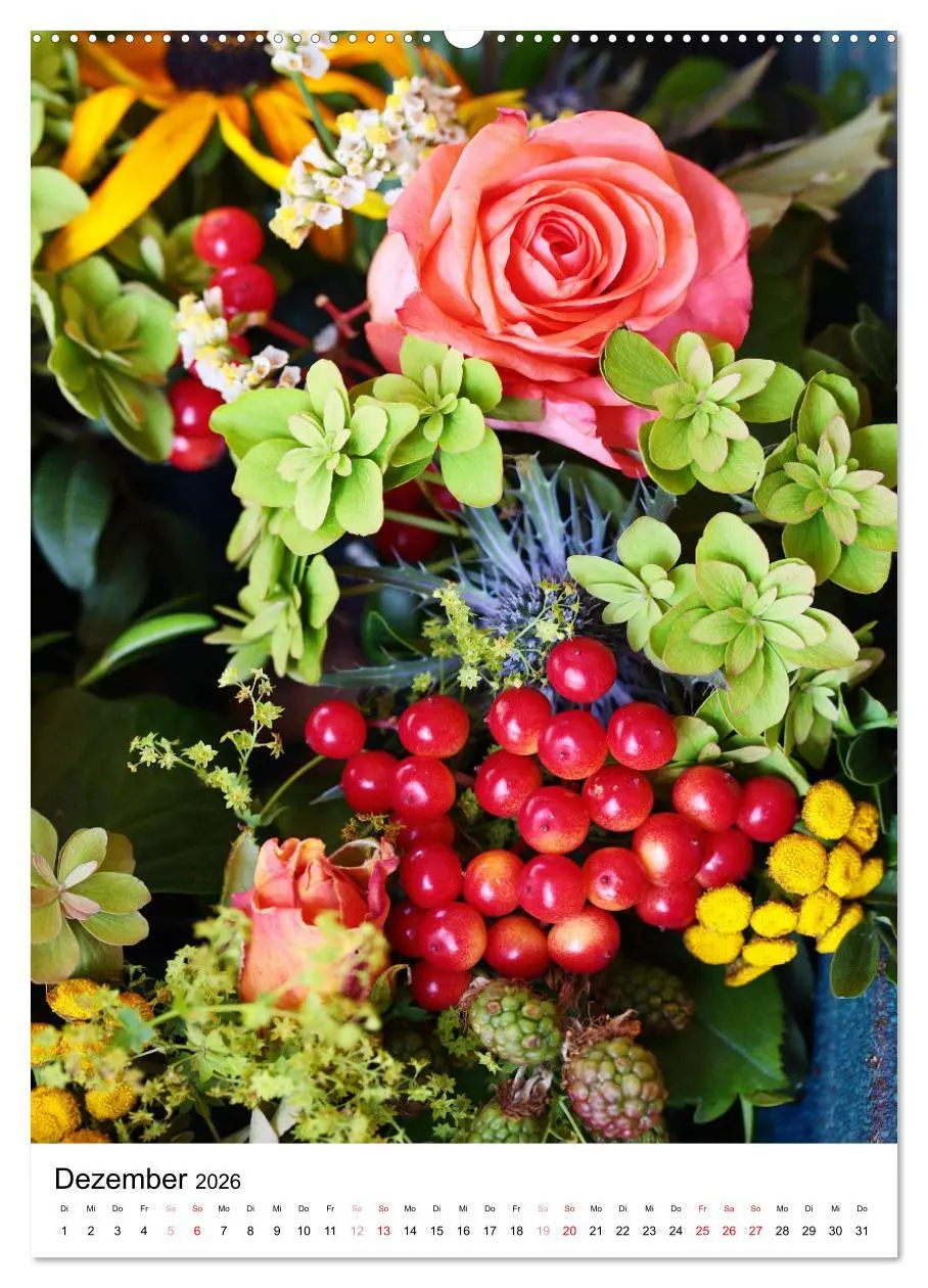 Bild: 9783516267501 | Ein Jahr voller Blumen (hochwertiger Premium Wandkalender 2026 DIN...