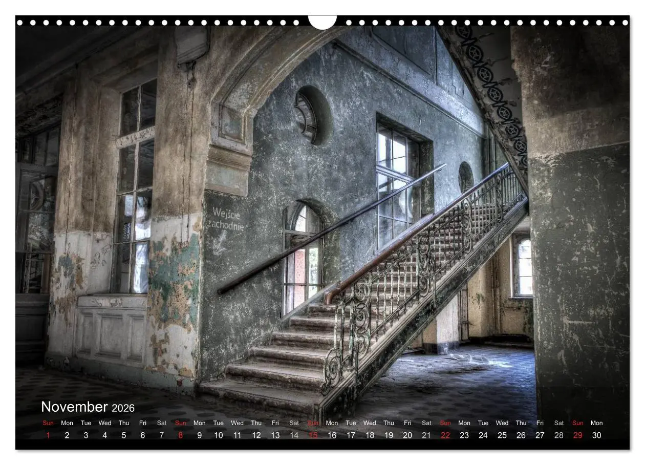 Bild: 9783516577501 | Lost Places HDR Beelitz II (Wall Calendar 2026 DIN A3 landscape),...