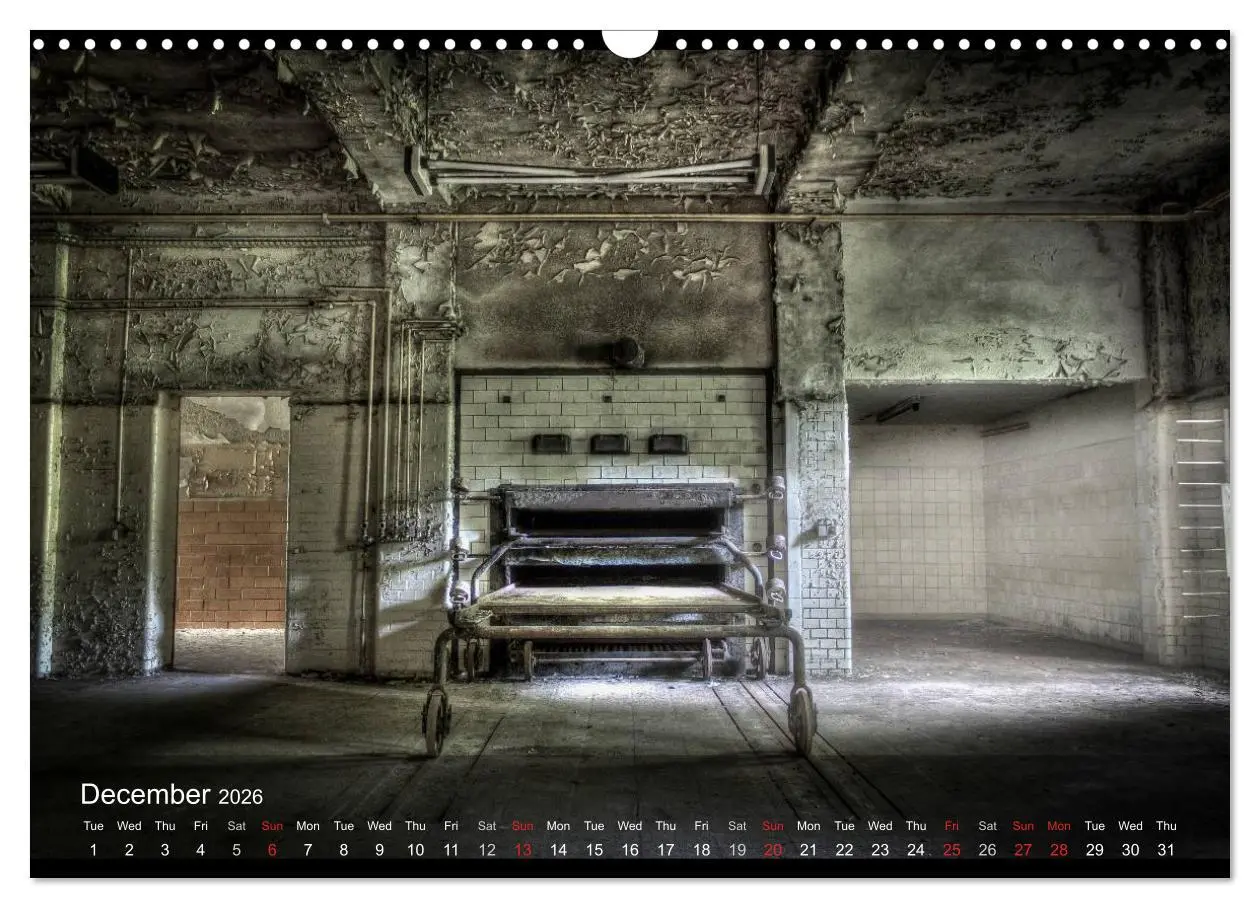 Bild: 9783516577501 | Lost Places HDR Beelitz II (Wall Calendar 2026 DIN A3 landscape),...