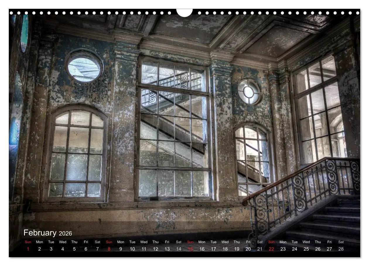 Bild: 9783516577501 | Lost Places HDR Beelitz II (Wall Calendar 2026 DIN A3 landscape),...
