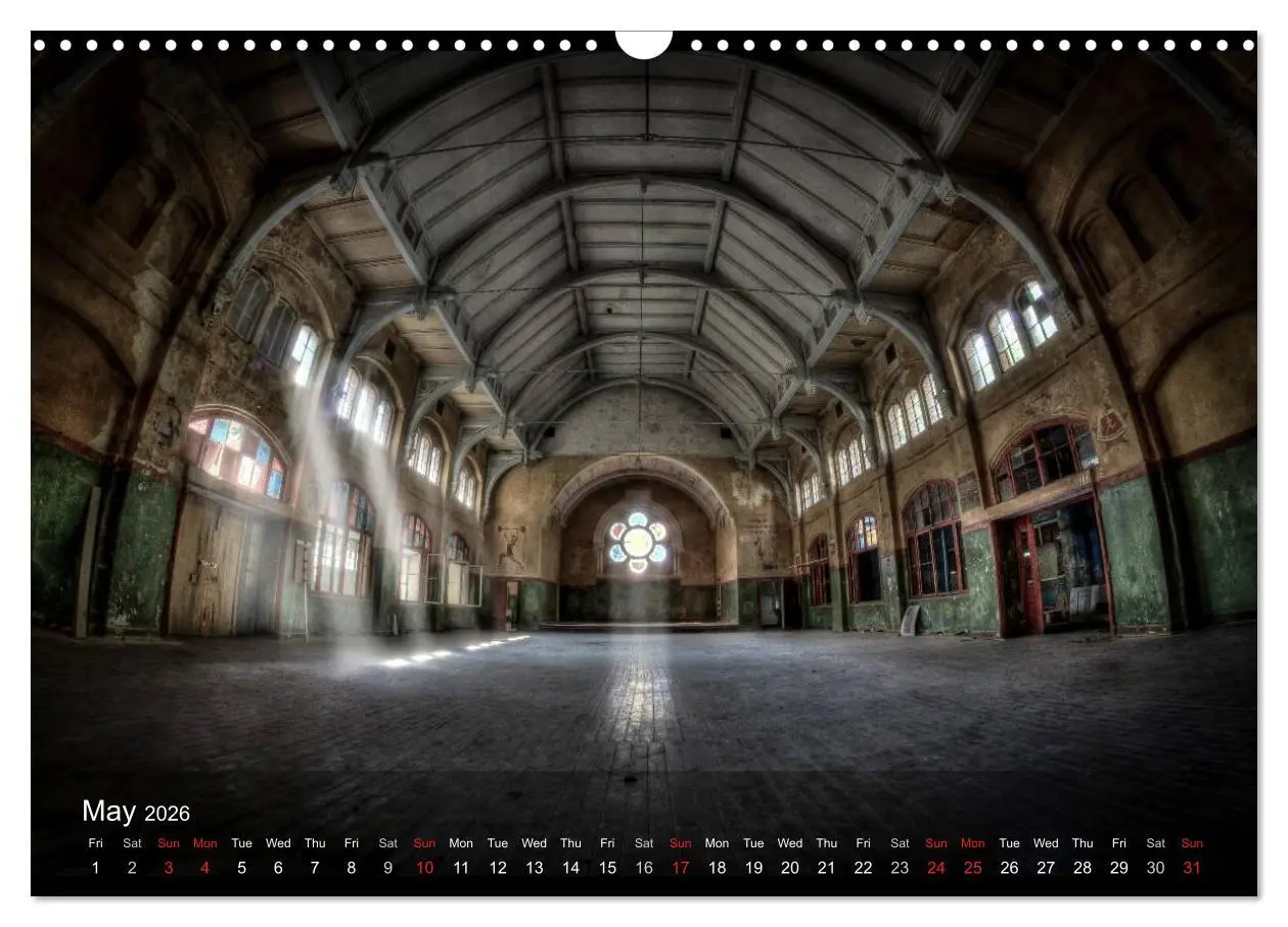 Bild: 9783516577501 | Lost Places HDR Beelitz II (Wall Calendar 2026 DIN A3 landscape),...
