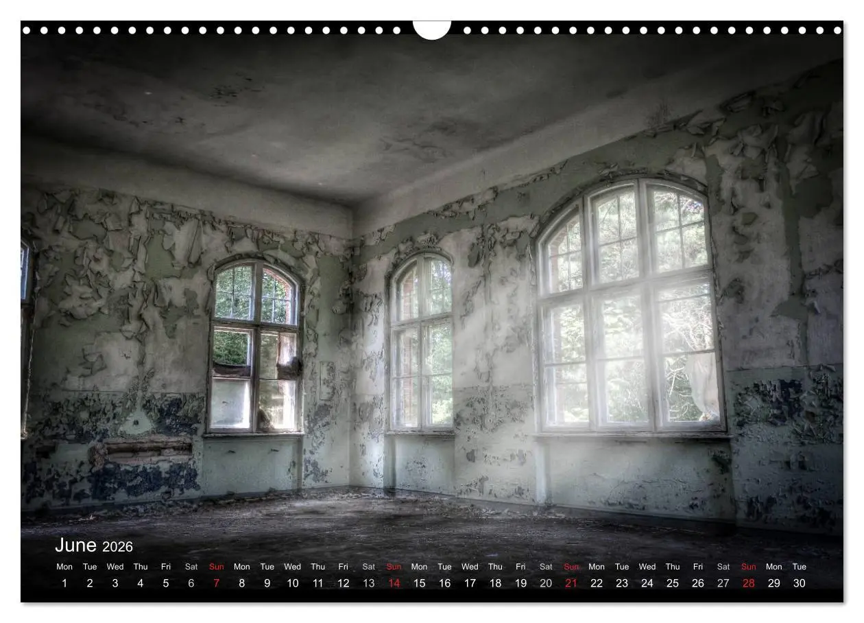 Bild: 9783516577501 | Lost Places HDR Beelitz II (Wall Calendar 2026 DIN A3 landscape),...