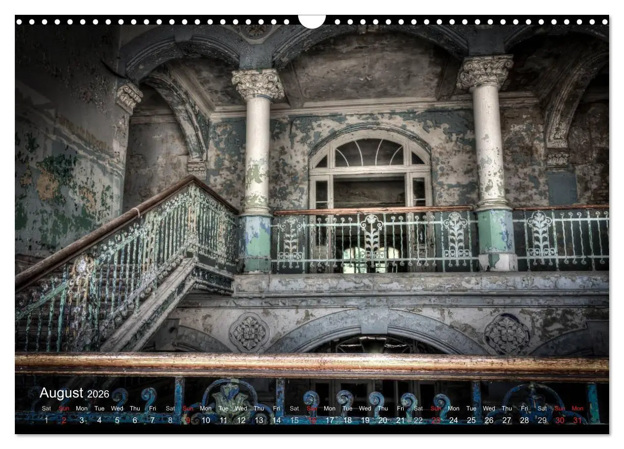 Bild: 9783516577501 | Lost Places HDR Beelitz II (Wall Calendar 2026 DIN A3 landscape),...