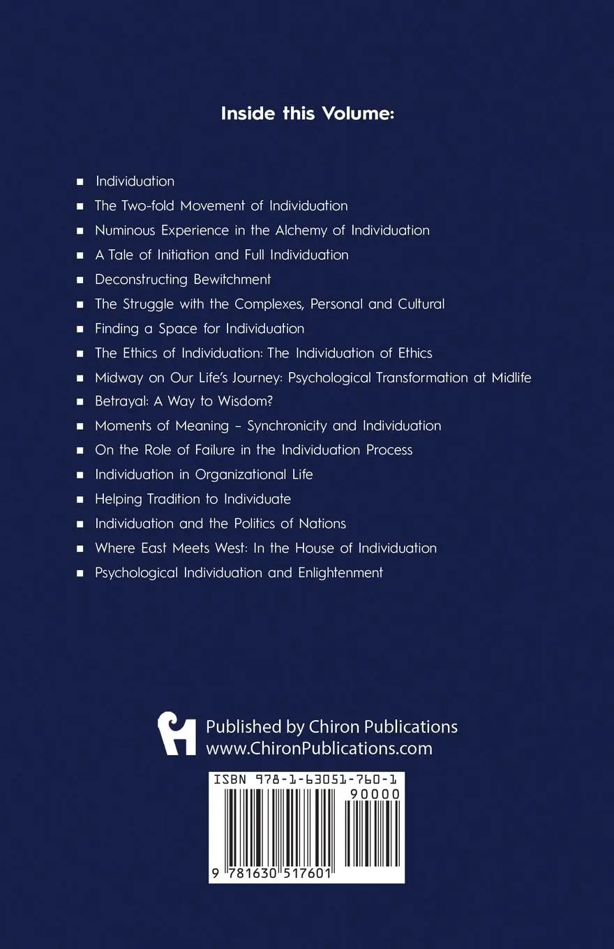 Rückseite: 9781630517601 | The Collected Writings of Murray Stein | Volume 1: Individuation