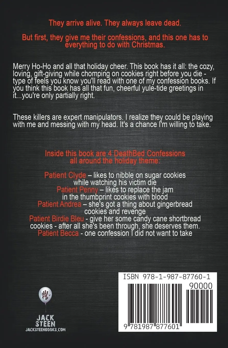 Rückseite: 9781987877601 | The Asylum Confessions | Merry with all that Murder | Jack Steen