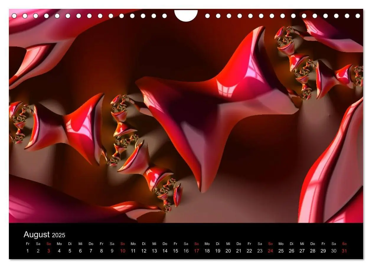 Bild: 9783435527601 | POP ART fraktal (Wandkalender 2025 DIN A4 quer), CALVENDO...