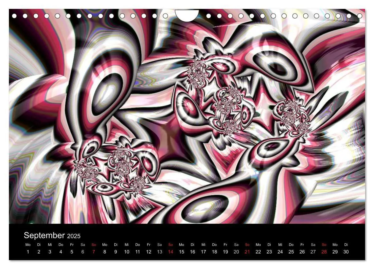Bild: 9783435527601 | POP ART fraktal (Wandkalender 2025 DIN A4 quer), CALVENDO...