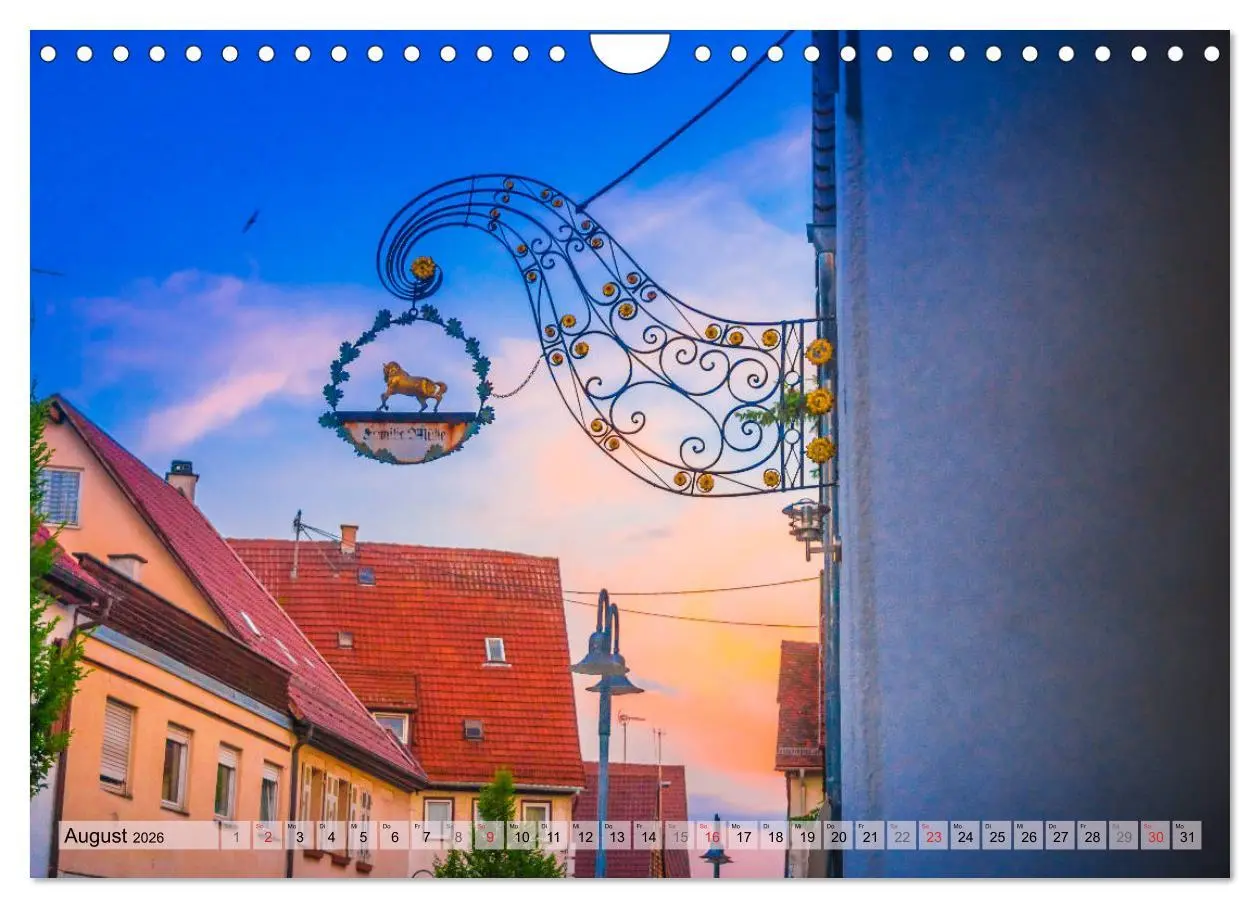 Bild: 9783457787601 | Leonberg - Altstadt in Abendstimmung (Wandkalender 2026 DIN A4...