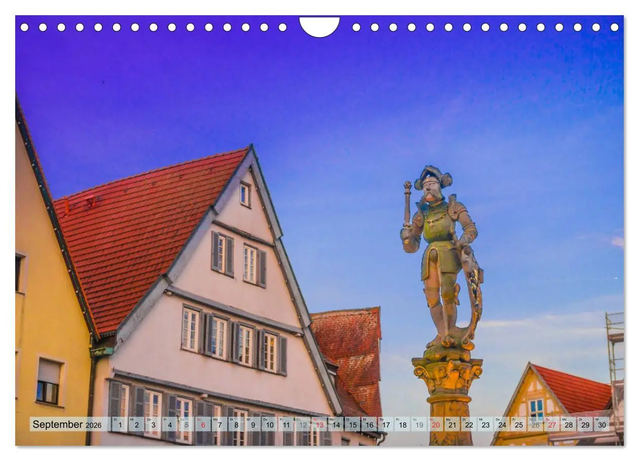 Bild: 9783457787601 | Leonberg - Altstadt in Abendstimmung (Wandkalender 2026 DIN A4...