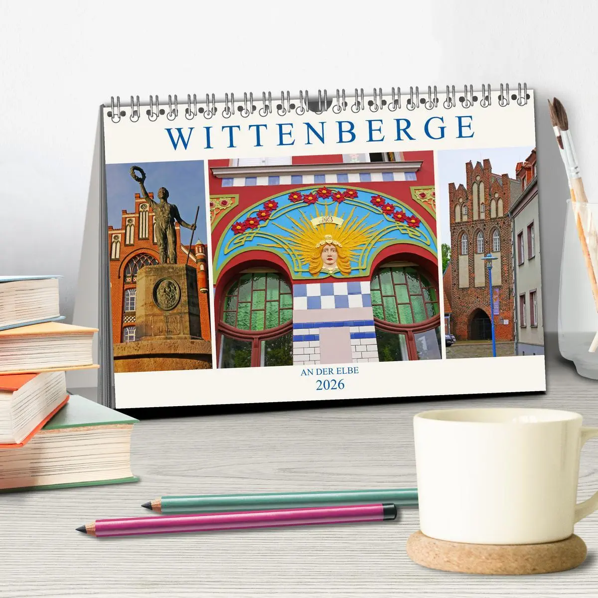 Bild: 9783457857601 | Wittenberge an der Elbe (Tischkalender 2026 DIN A5 quer), CALVENDO...