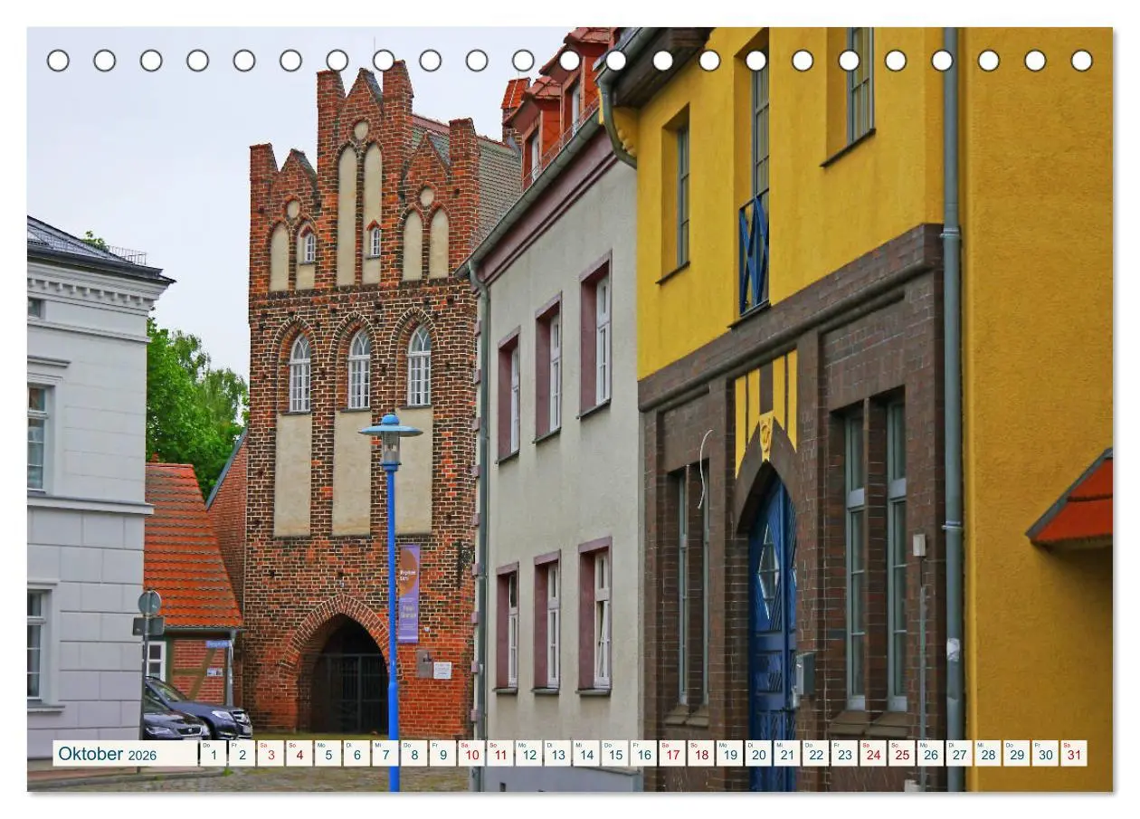 Bild: 9783457857601 | Wittenberge an der Elbe (Tischkalender 2026 DIN A5 quer), CALVENDO...
