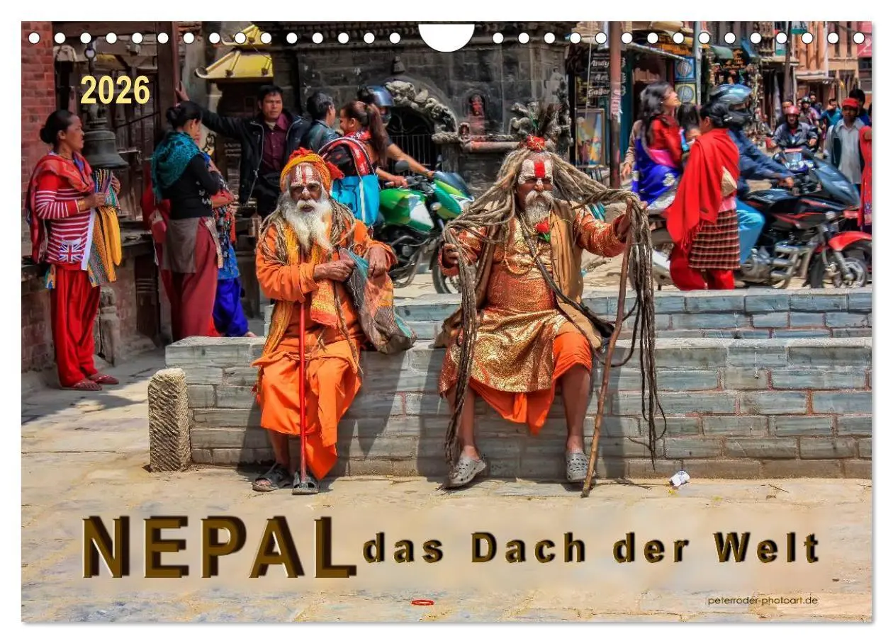 Cover: 9783516017601 | Nepal - das Dach der Welt (Wandkalender 2026 DIN A4 quer), CALVENDO...