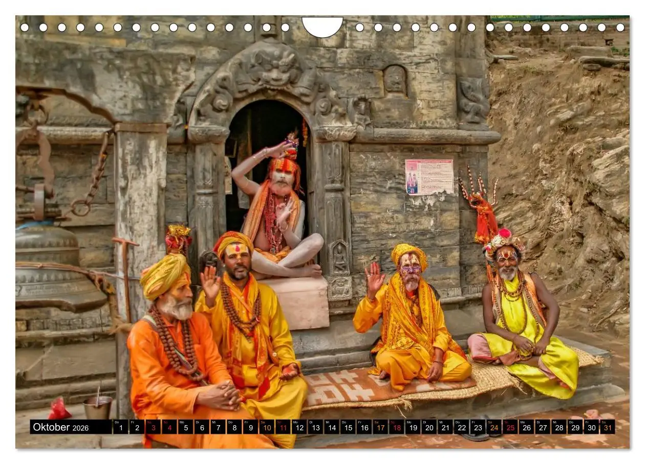 Bild: 9783516017601 | Nepal - das Dach der Welt (Wandkalender 2026 DIN A4 quer), CALVENDO...