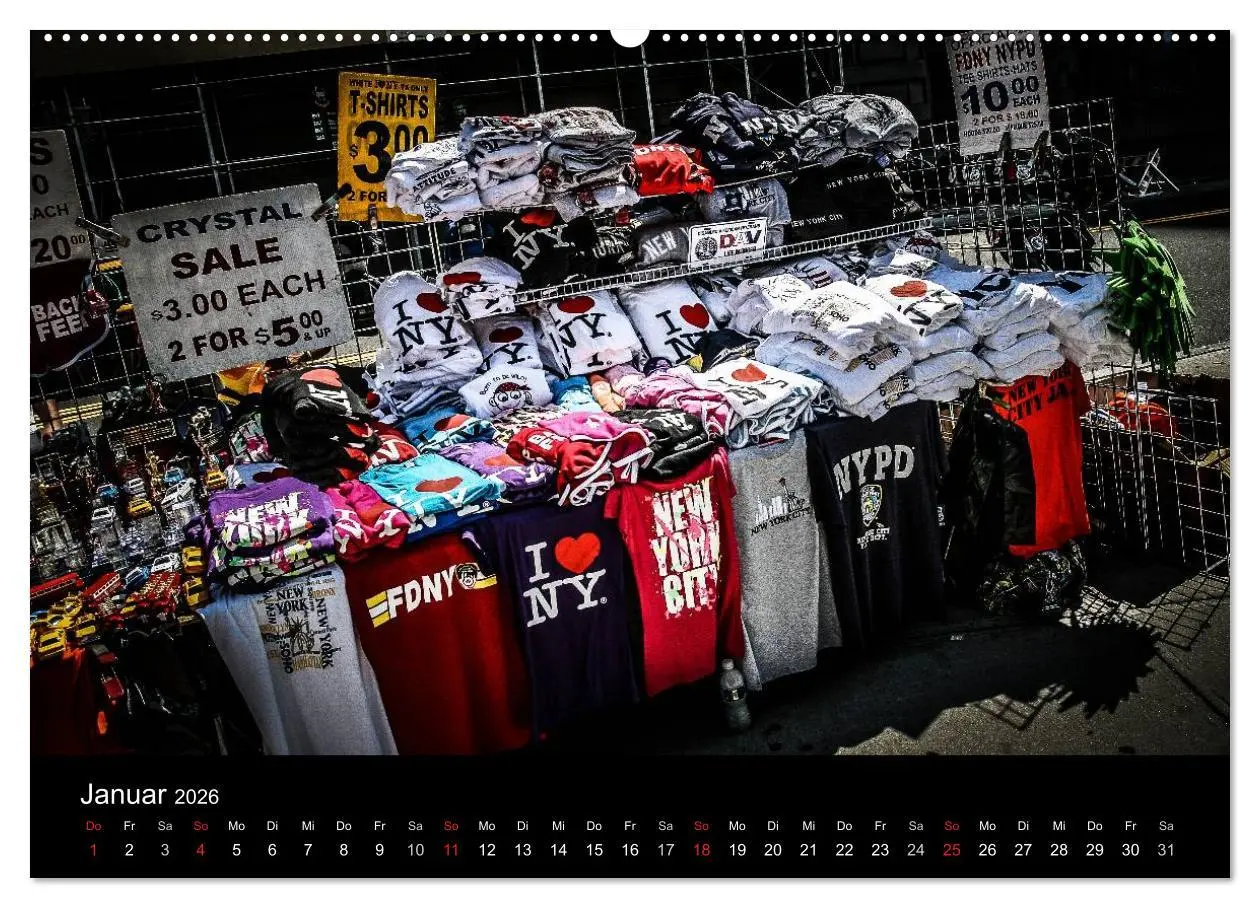 Bild: 9783516187601 | New York feeling (Wandkalender 2026 DIN A2 quer), CALVENDO...