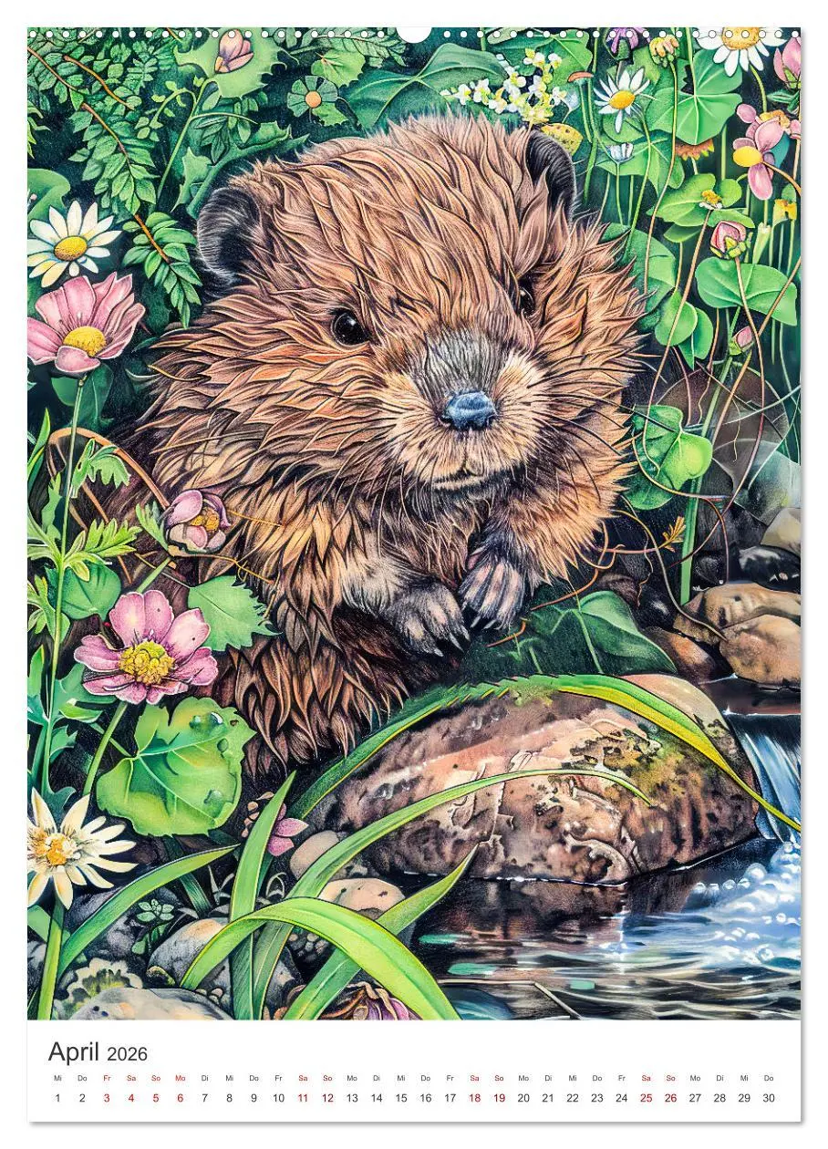 Bild: 9783516257601 | Tierkinder - Niedliche illustrierte Wildtiere in Wald und Flur...