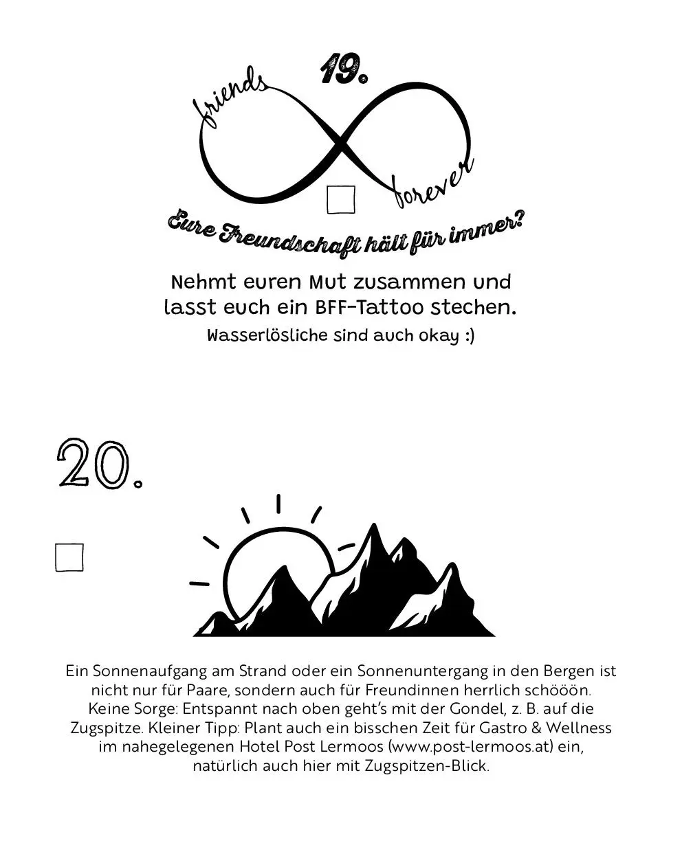 Bild: 9783966647601 | Die Bucket List für Freundinnen | Taschenbuch | 128 S. | Deutsch