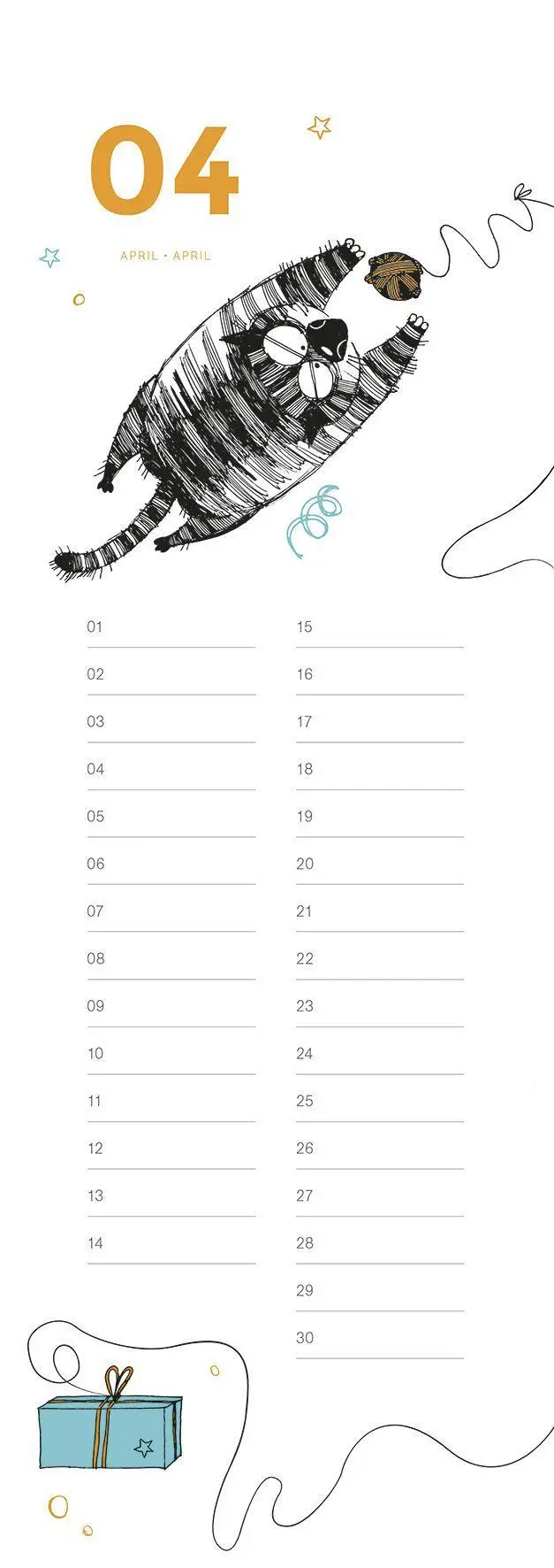 Bild: 4002725967701 | Geburtstagskalender Cats | Kalender | 26 S. | Deutsch