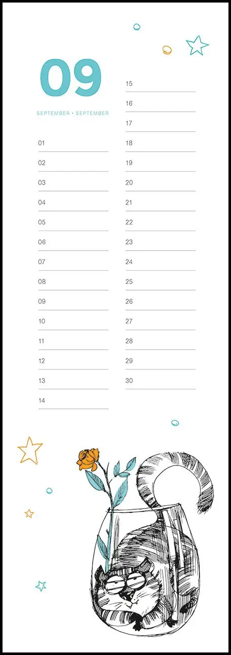 Bild: 4002725967701 | Geburtstagskalender Cats | Kalender | 26 S. | Deutsch