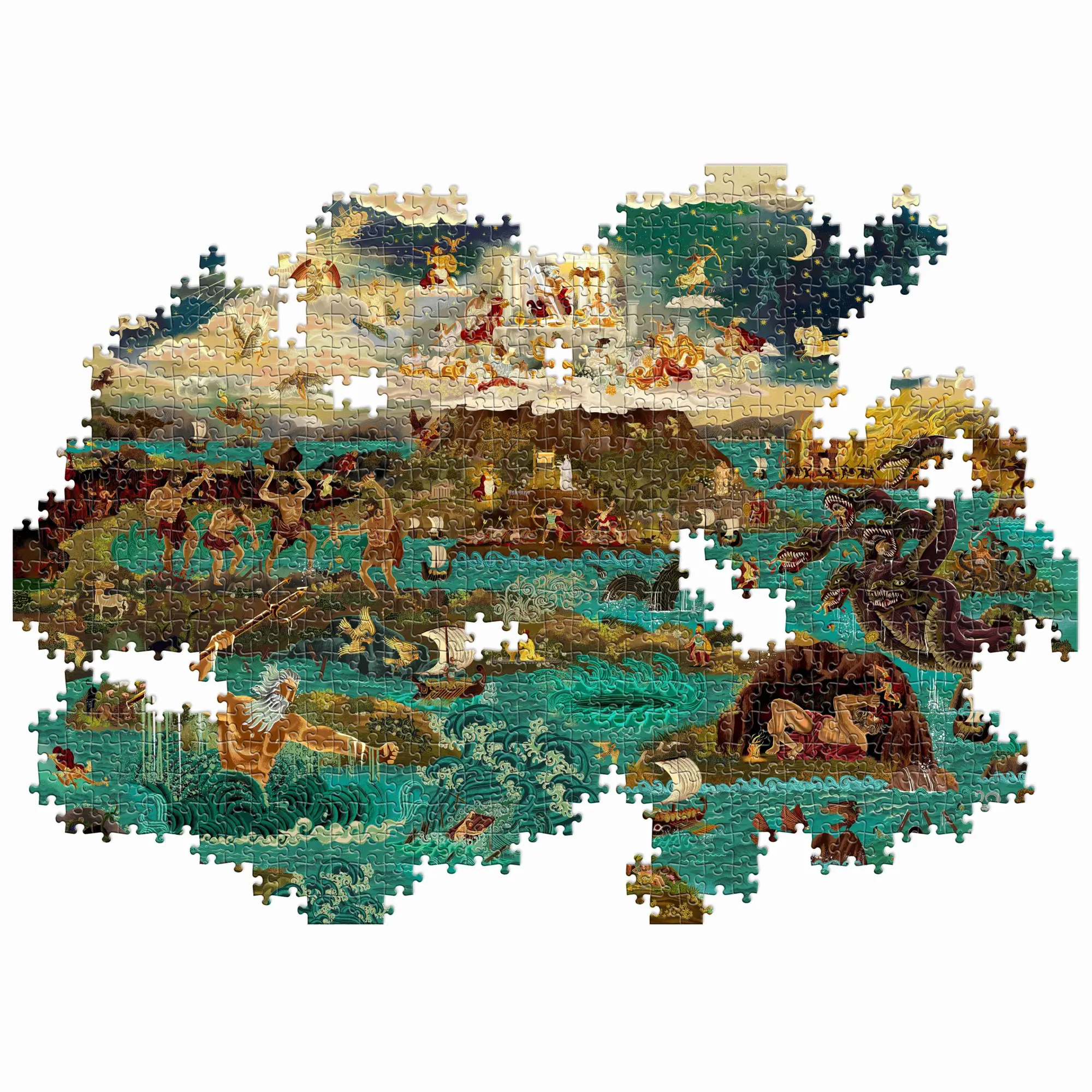 Bild: 9781399637701 | The World of the Odyssey | A 1000-piece jigsaw puzzle by Adam Simpson