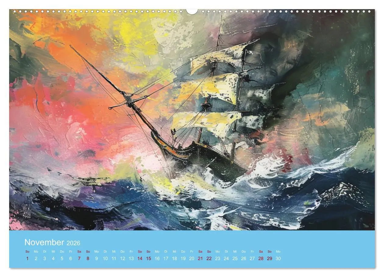 Bild: 9783457397701 | Das trunkene Schiff mit Bildern im William Turner-Stil...