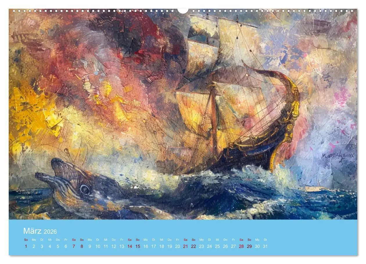 Bild: 9783457397701 | Das trunkene Schiff mit Bildern im William Turner-Stil...