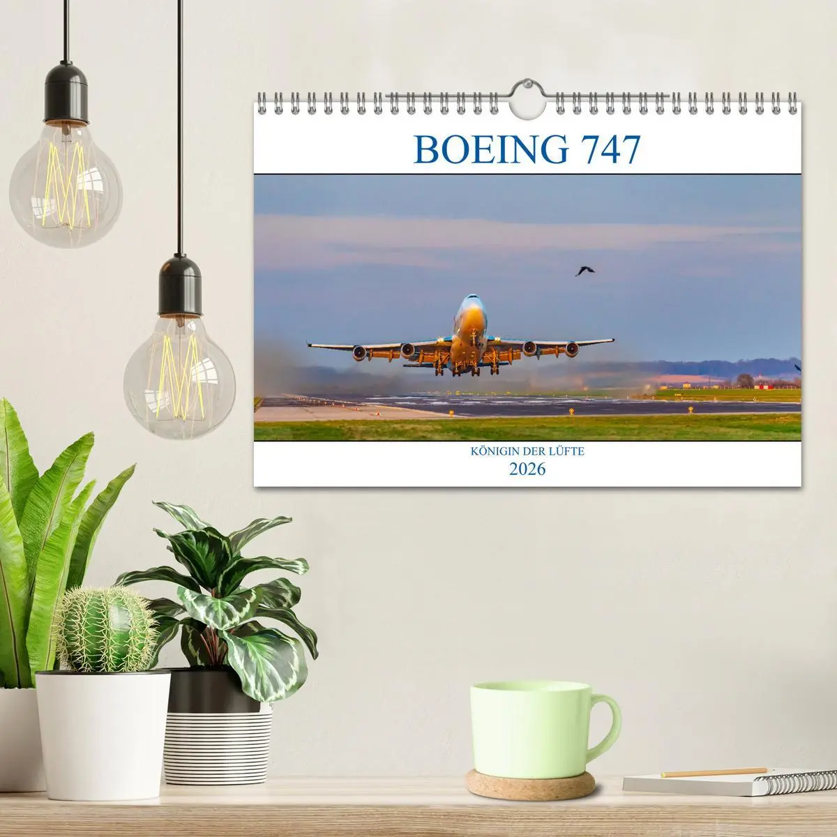 Bild: 9783457607701 | BOEING 747 - Königin der Lüfte (Wandkalender 2026 DIN A4 quer),...