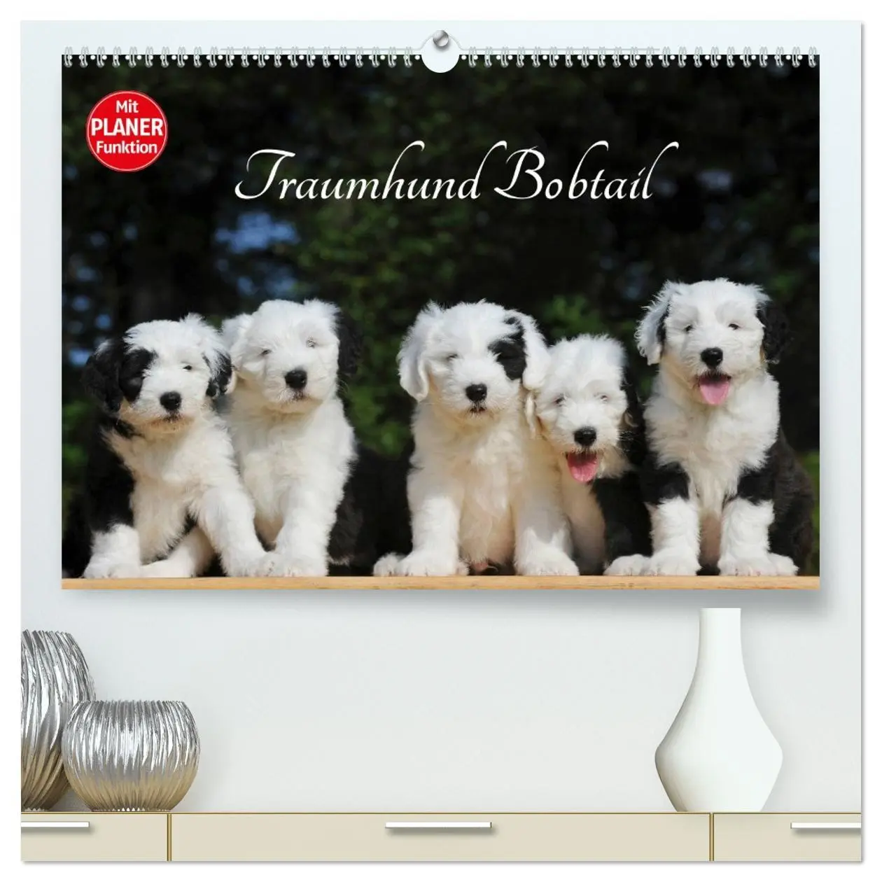 Cover: 9783516007701 | Traumhund Bobtail (hochwertiger Premium Wandkalender 2026 DIN A2...