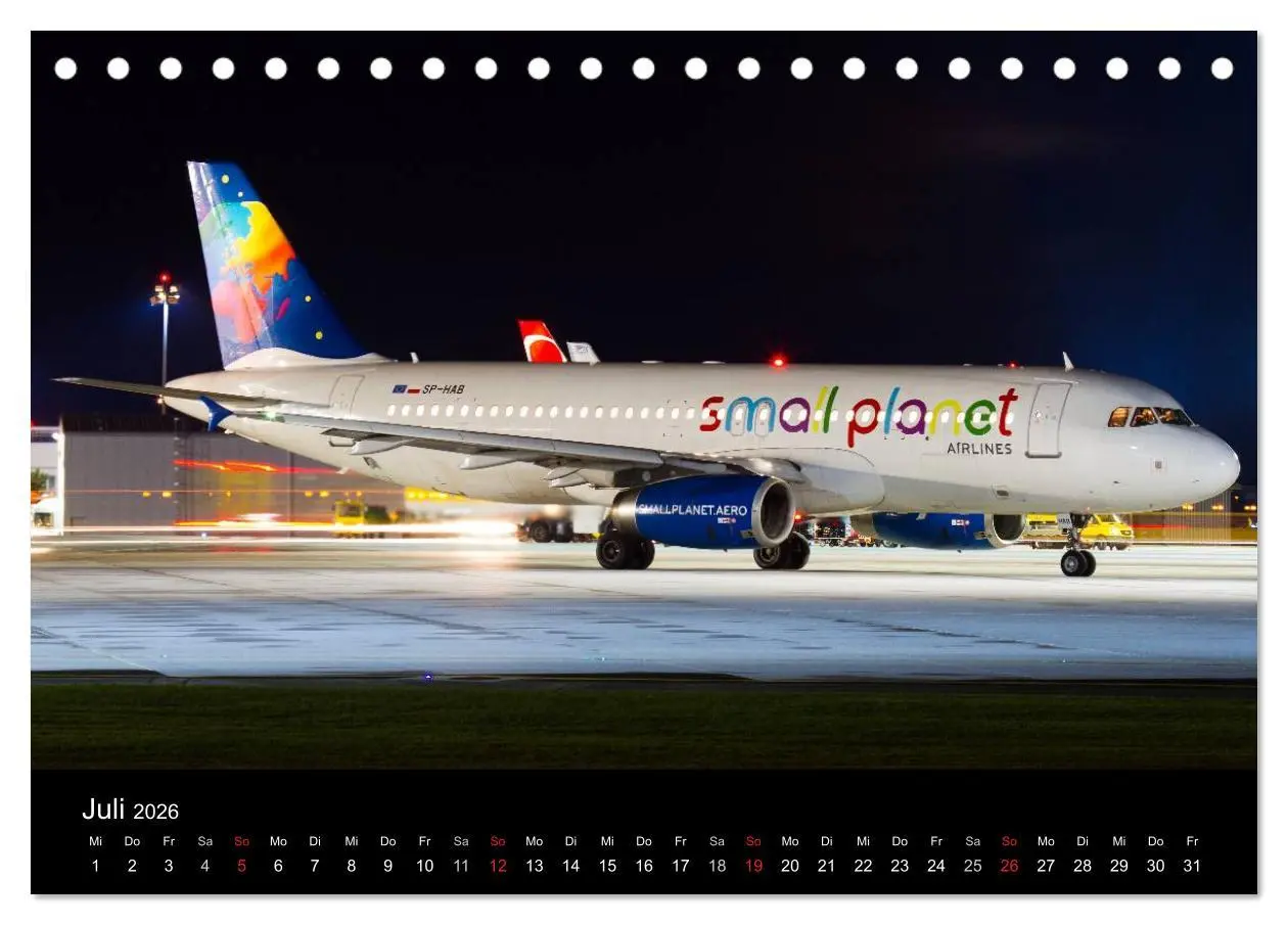 Bild: 9783516177701 | Welt der Flugzeuge (Tischkalender 2026 DIN A5 quer), CALVENDO...
