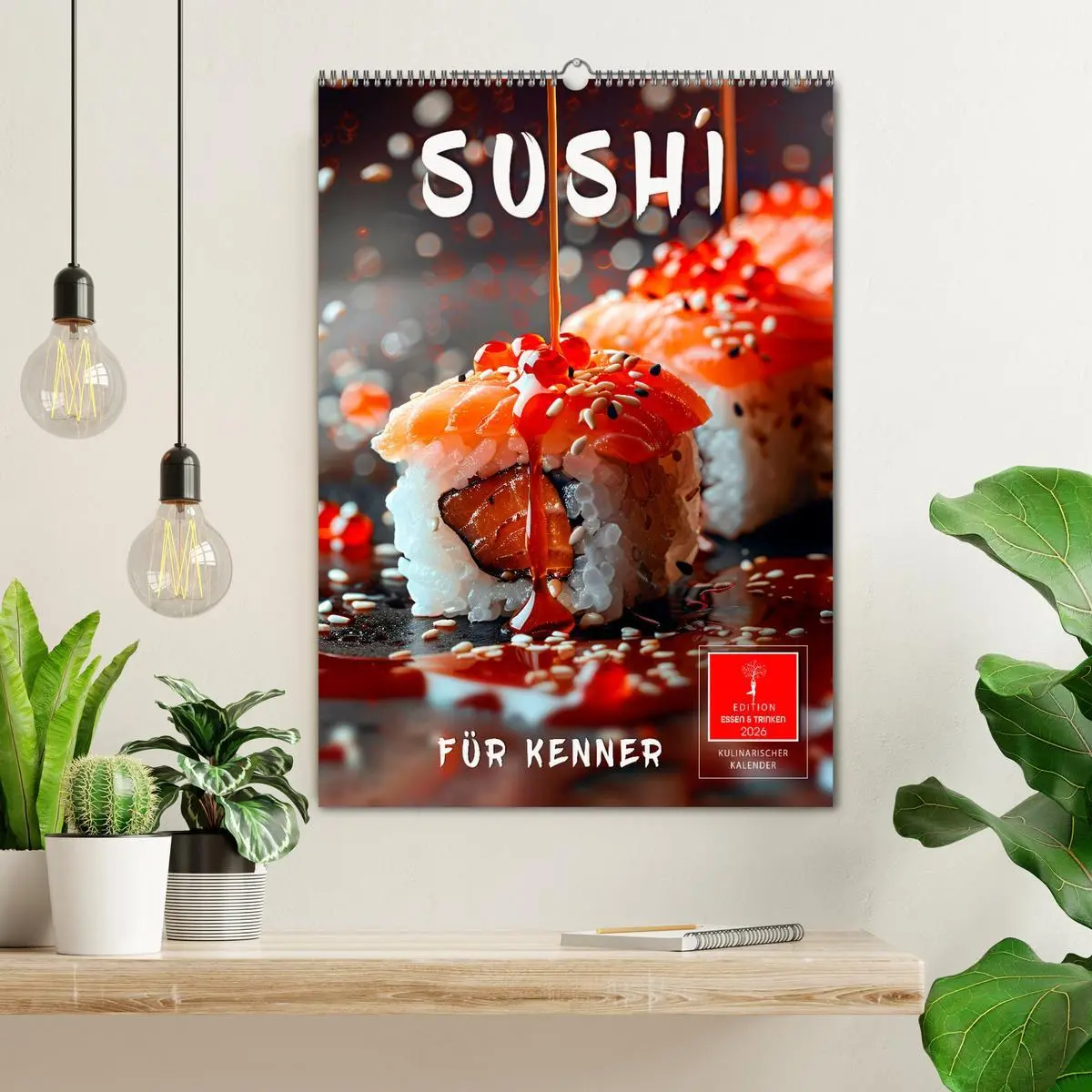 Bild: 9783516247701 | Sushi für Kenner (Wandkalender 2026 DIN A2 hoch), CALVENDO...