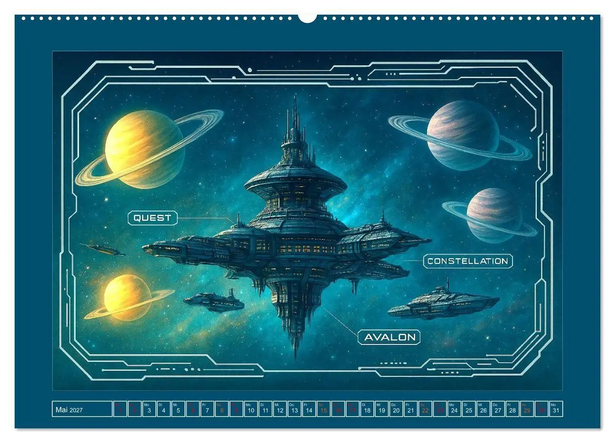 Bild: 9783516937701 | Intelligente Alientechnik (Wandkalender 2027 DIN A2 quer), CALVENDO...
