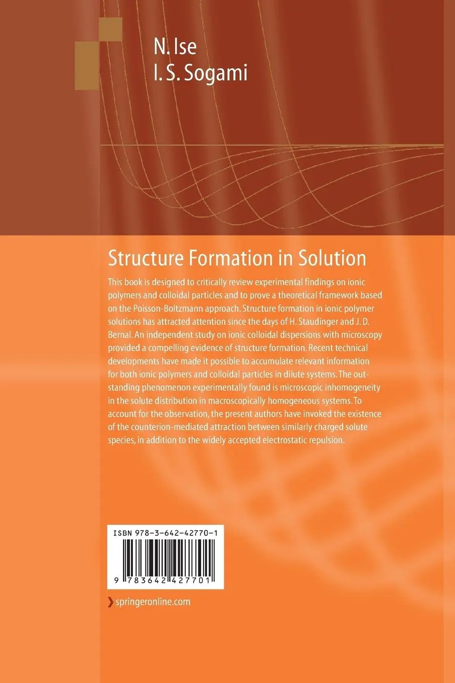 Rückseite: 9783642427701 | Structure Formation in Solution | Ikuo Sogami (u. a.) | Taschenbuch