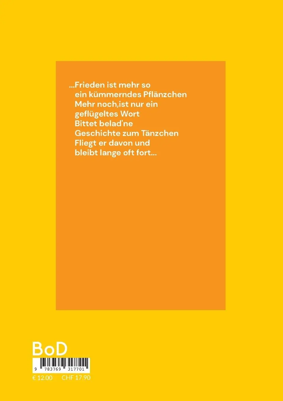 Rückseite: 9783769317701 | Lebensgewißheiten | Hinter Weisheiten der andern | Wolfgang Rödig