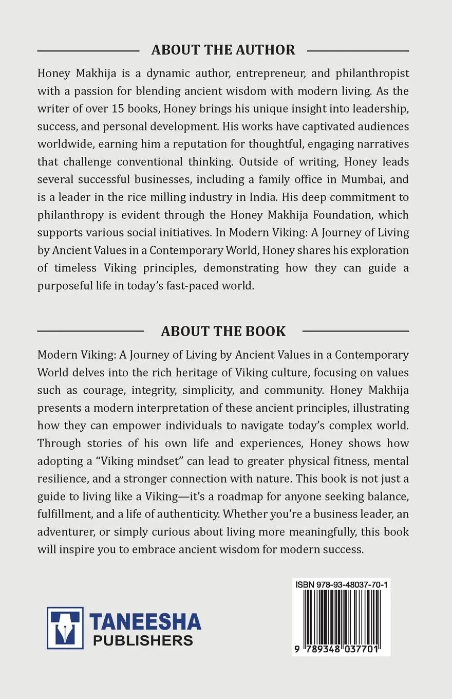Rückseite: 9789348037701 | Modern Viking A Journey of Living by Ancient Values in a...