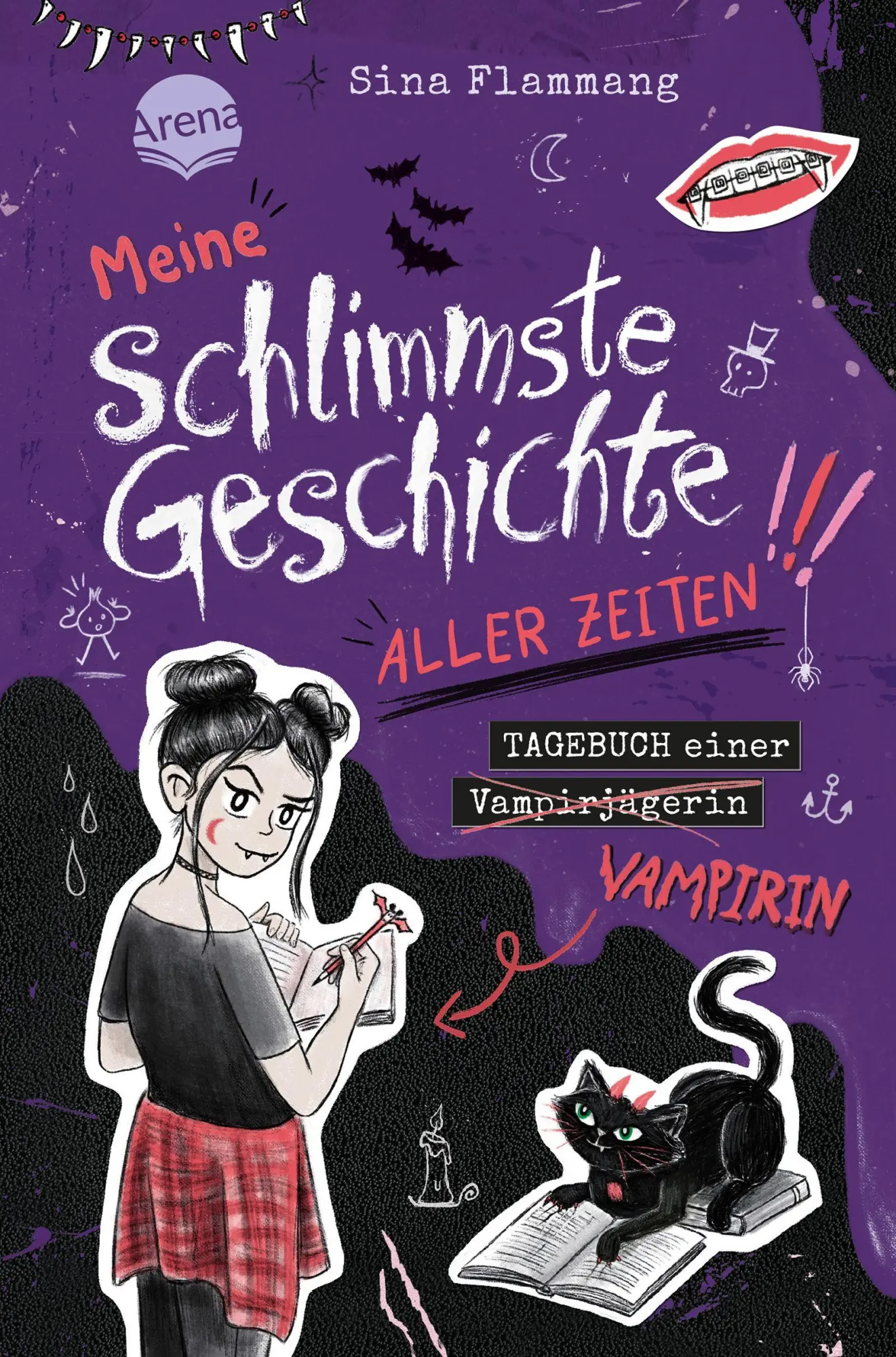 Cover: 9783401607801 | Meine schlimmste Geschichte aller Zeiten!!! Tagebuch einer Vampirin...